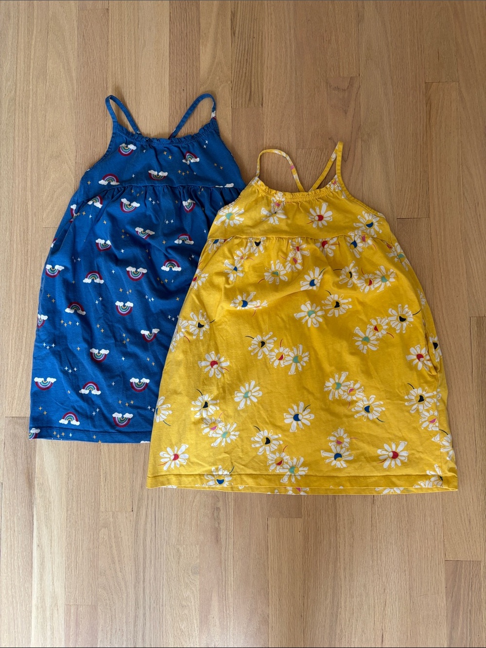 Hanna Andersson Cotton Summer Girls' Dresses with Pockets Sz 6-7